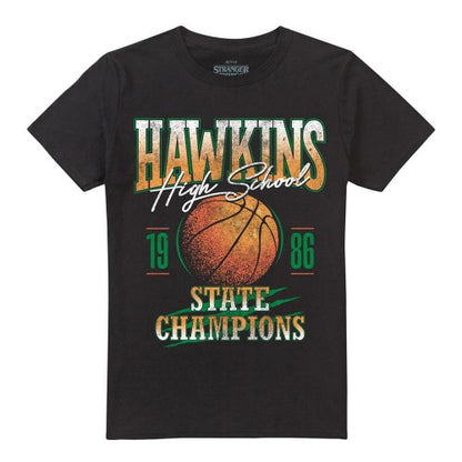 Front - Stranger Things Unisex Adult Hawkins Champions T-Shirt
