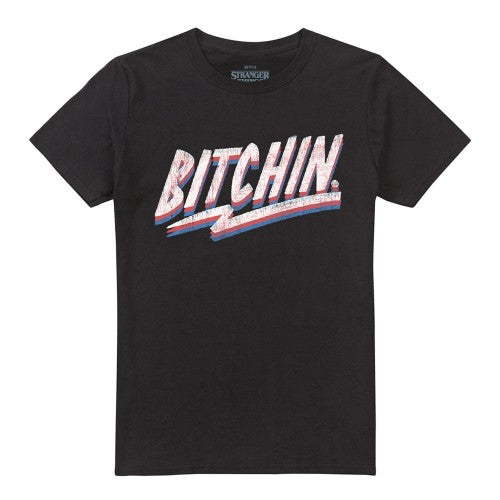 Front - Stranger Things Unisex Adult Bitchin T-Shirt