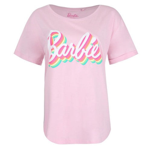 Front - Barbie Womens/Ladies Retro Colours T-Shirt