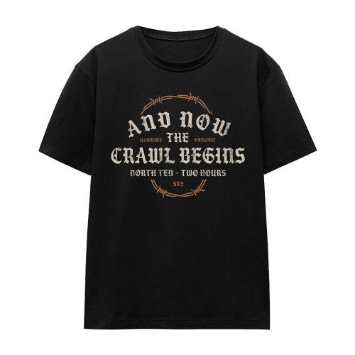 Front - Stranger Things Womens/Ladies The Crawl Begins T-Shirt