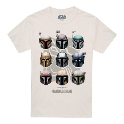 Front - Star Wars: The Mandalorian Unisex Adult Mando Helmet T-Shirt