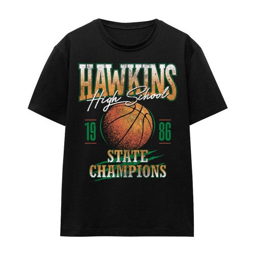 Front - Stranger Things Womens/Ladies Hawkins Champions T-Shirt