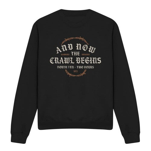 Front - Stranger Things Unisex Adult The Crawl Begins Sweatshirt