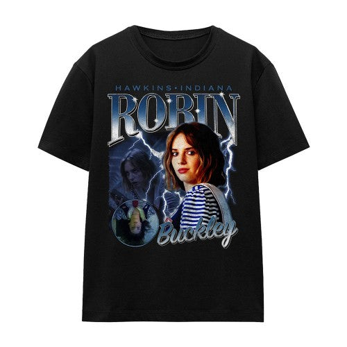 Front - Stranger Things Womens/Ladies Robin Buckley Homage T-Shirt