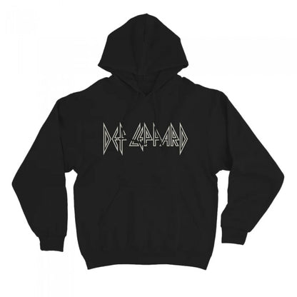 Front - Def Leppard Mens Logo Hoodie