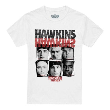 Front - Stranger Things Unisex Adult Upside Down Hawkins T-Shirt