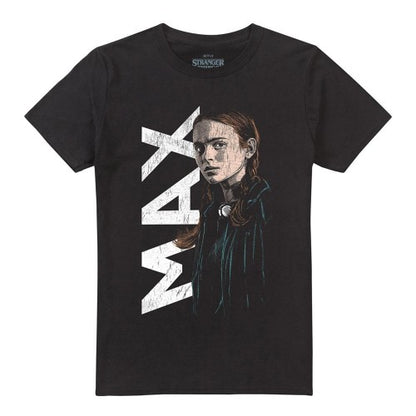 Front - Stranger Things Unisex Adult Max Neo Homage T-Shirt