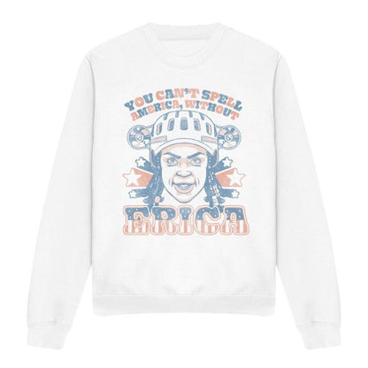 Front - Stranger Things Unisex Adult Erica America Sweatshirt
