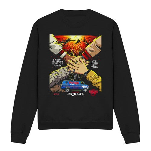 Front - Stranger Things 5 Unisex Adult Butcher Billy Chapter 1 Sweatshirt