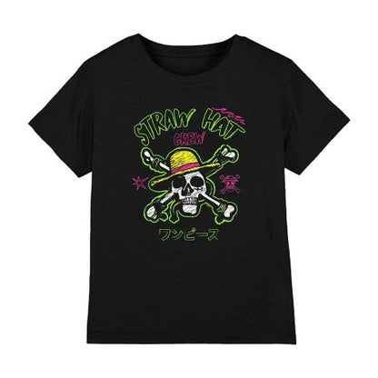 Front - One Piece Childrens/Kids Skull And Crossbones T-Shirt
