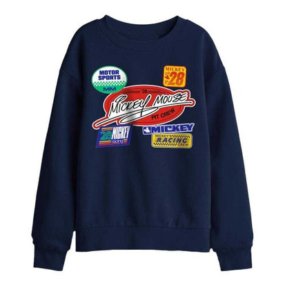 Front - Disney Childrens/Kids Mickey Mouse Badge Sweatshirt