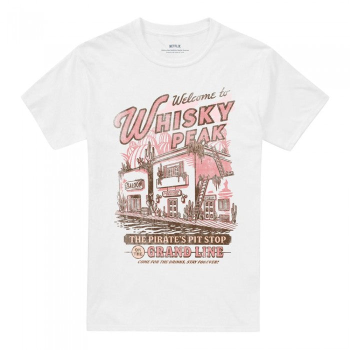 Front - One Piece Unisex Adult Welcome to Whisky Peak T-Shirt
