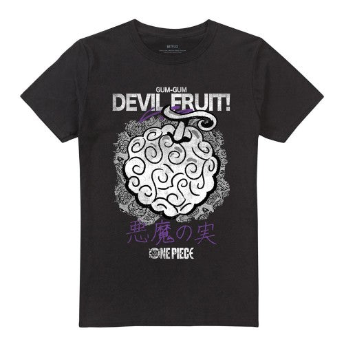 Front - One Piece Unisex Adult Gumgum Devil Fruit T-Shirt