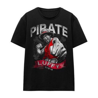 Front - One Piece Womens/Ladies Luffy Pirate T-Shirt