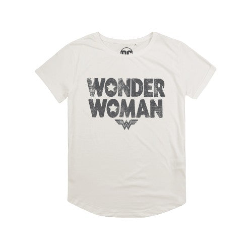 Front - Wonder Woman Womens/Ladies Star Logo T-Shirt