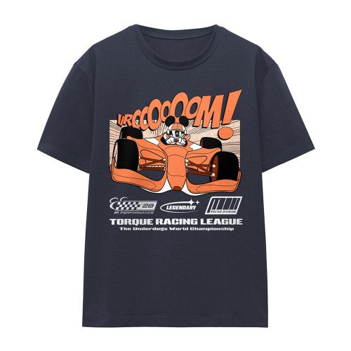 Front - Disney Womens/Ladies Mickey Mouse Comic Racing T-Shirt