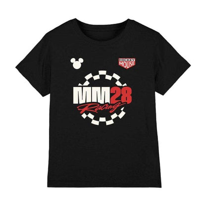 Front - Disney Childrens/Kids Checkered Badge Racing T-Shirt