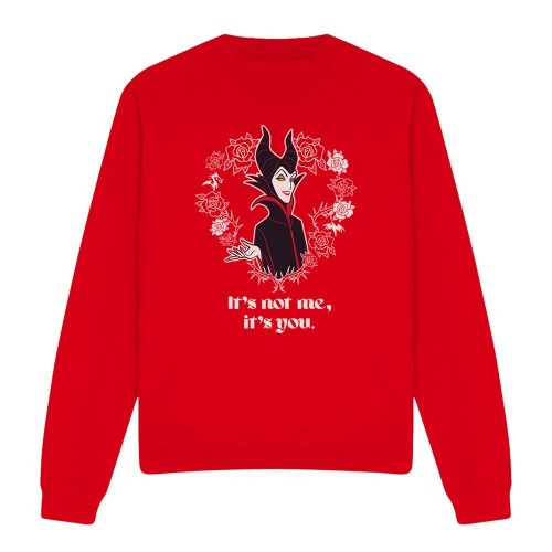 Front - Maleficent Unisex Adult Roses Sweatshirt