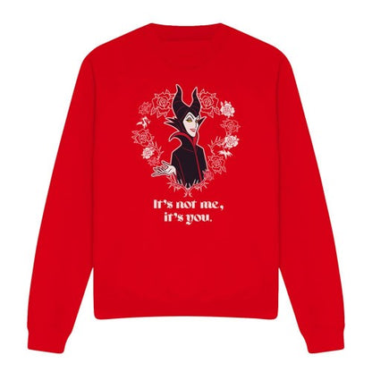 Front - Maleficent Unisex Adult Roses Sweatshirt