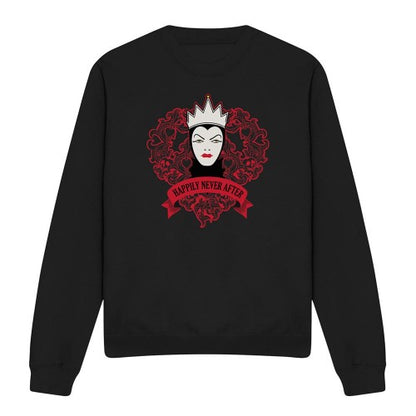 Front - Snow White And The Seven Dwarfs Unisex Adult Happily Never After Evil Queen Sweatshirt
