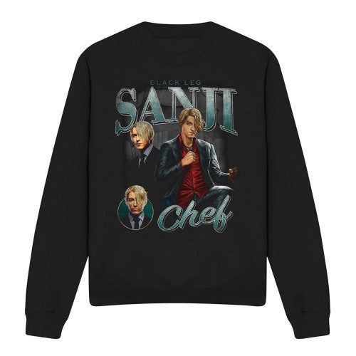 Front - One Piece Unisex Adult Sanji Homage Sweatshirt