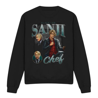 Front - One Piece Unisex Adult Sanji Homage Sweatshirt