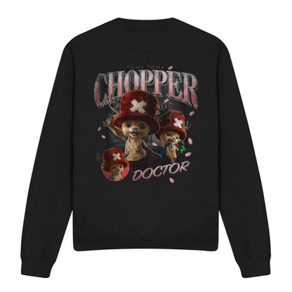 Front - One Piece Unisex Adult Tony Tony Chopper Homage Sweatshirt