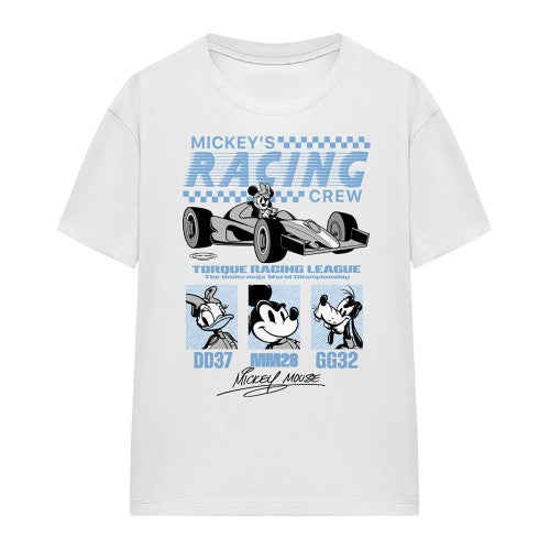 Front - Disney Womens/Ladies Torque Racing League T-Shirt