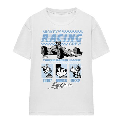Front - Disney Womens/Ladies Torque Racing League T-Shirt