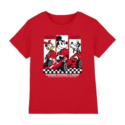 Front - Disney Childrens/Kids Race League Mickey Mouse & Friends T-Shirt