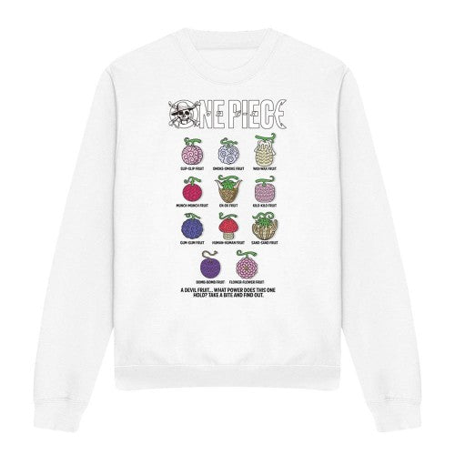 Front - One Piece Unisex Adult Devil Fruits Sweatshirt