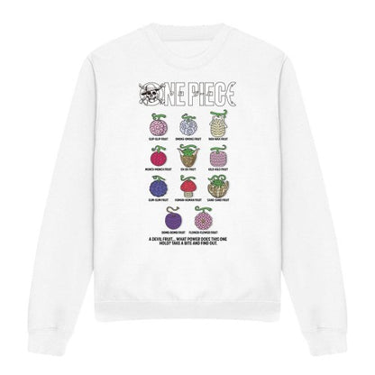 Front - One Piece Unisex Adult Devil Fruits Sweatshirt
