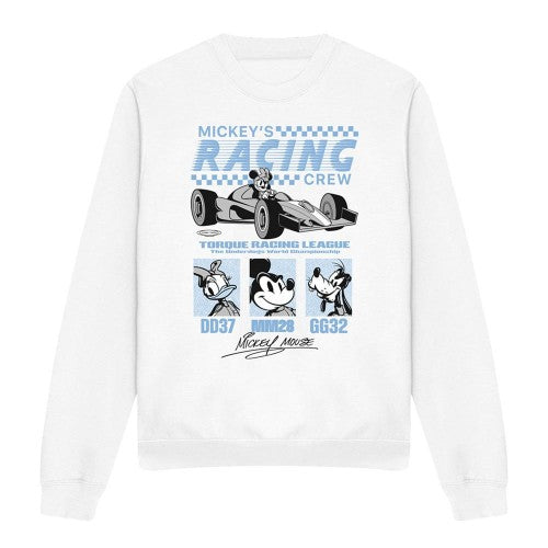 Front - Disney Unisex Adult Torque Racing League Sweatshirt