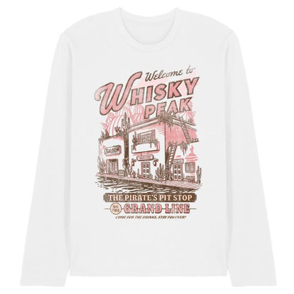 Front - One Piece Unisex Adult Welcome to Whisky Peak Long-Sleeved T-Shirt
