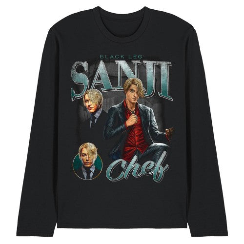 Front - One Piece Unisex Adult Sanji Homage Long-Sleeved T-Shirt