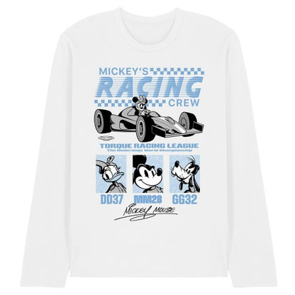 Front - Disney Unisex Adult Torque Racing League Long-Sleeved T-Shirt