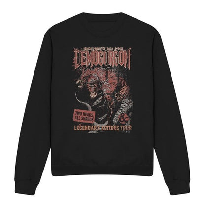 Front - Dungeons & Dragons Unisex Adult Demogorgon Tour Sweatshirt