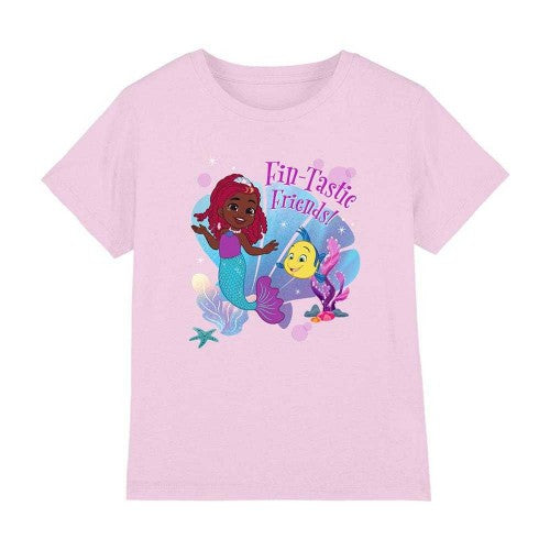 Front - Ariel Childrens/Kids Fintastic Friends T-Shirt