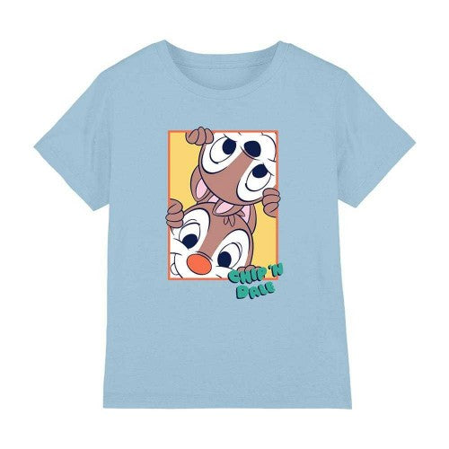 Front - Chip ´N´ Dale Childrens/Kids Peeking Box T-Shirt