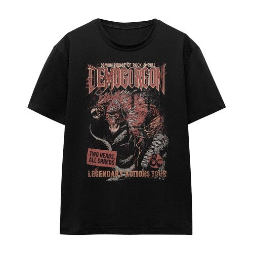 Front - Dungeons & Dragons Womens/Ladies Demogorgon Tour T-Shirt