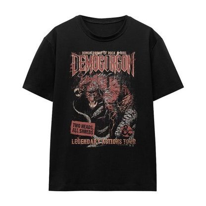 Front - Dungeons & Dragons Womens/Ladies Demogorgon Tour T-Shirt