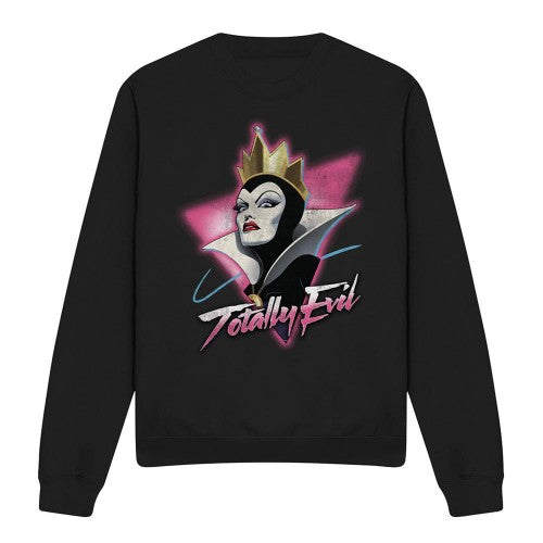 Front - Snow White And The Seven Dwarfs Unisex Adult Totally Evil Sweatshirt