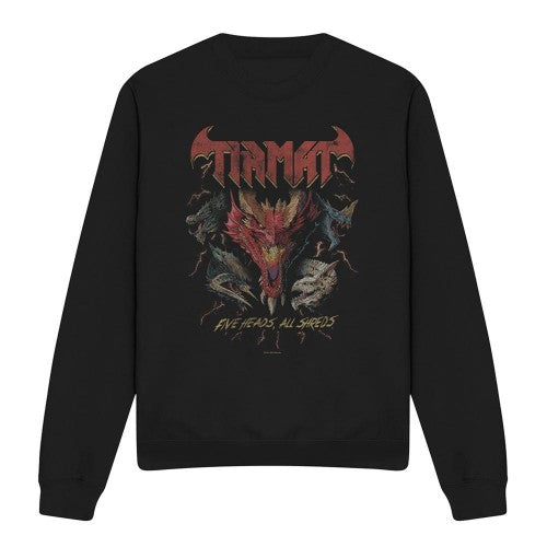 Front - Dungeons & Dragons Unisex Adult Five Heads Tiamat Dragon Sweatshirt