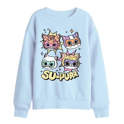 Front - SuperKitties Childrens/Kids Supurr Sweatshirt
