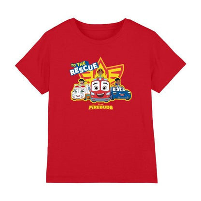 Front - Firebuds Childrens/Kids To The Rescue T-Shirt