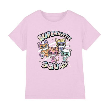 Front - SuperKitties Childrens/Kids Squad T-Shirt