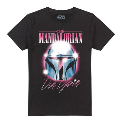 Front - Star Wars: The Mandalorian Unisex Adult Din Djarin 80 S Helmet T-Shirt