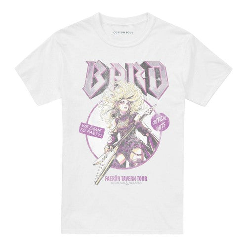 Front - Dungeons & Dragons Unisex Adult Bard Glam Rock Tour T-Shirt