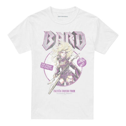 Front - Dungeons & Dragons Unisex Adult Bard Glam Rock Tour T-Shirt