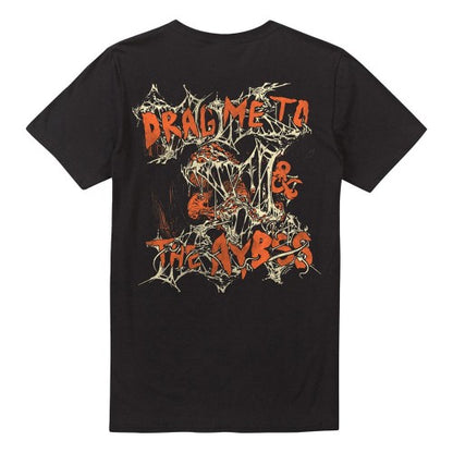 Front - Dungeons & Dragons Unisex Adult Drag Me To The Abyss Back Print T-Shirt